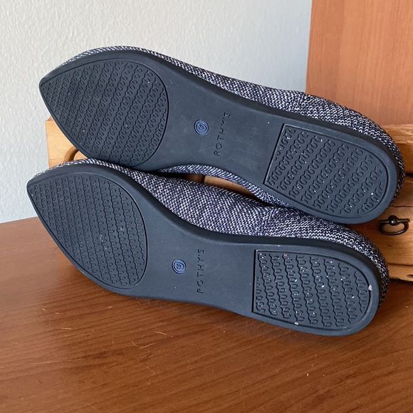 Rothy's Black and Blue Flats - Picture 5 of 6